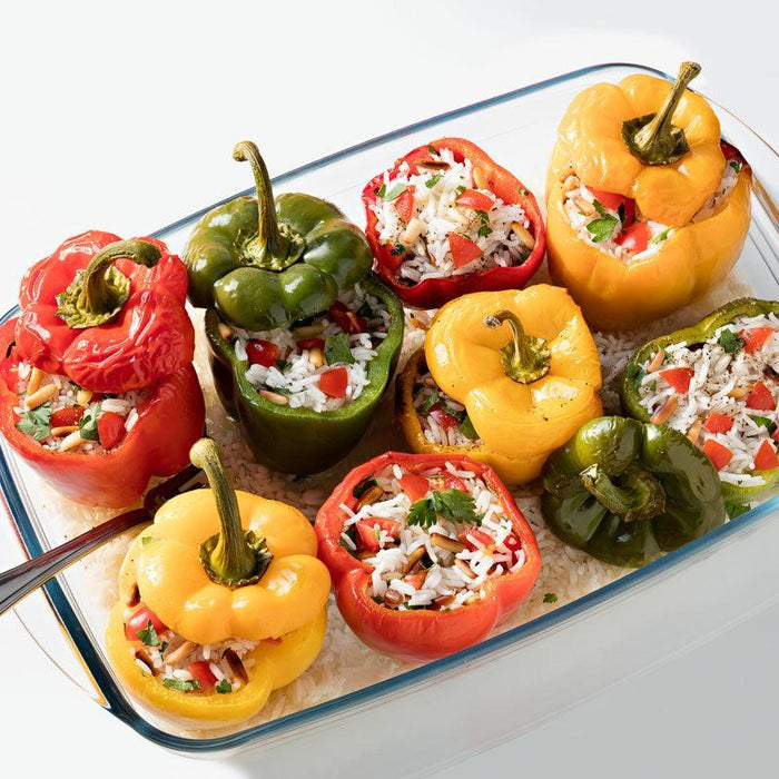 Ôcuisine® Glass Rectangular Roaster-CASSEROLE DISH