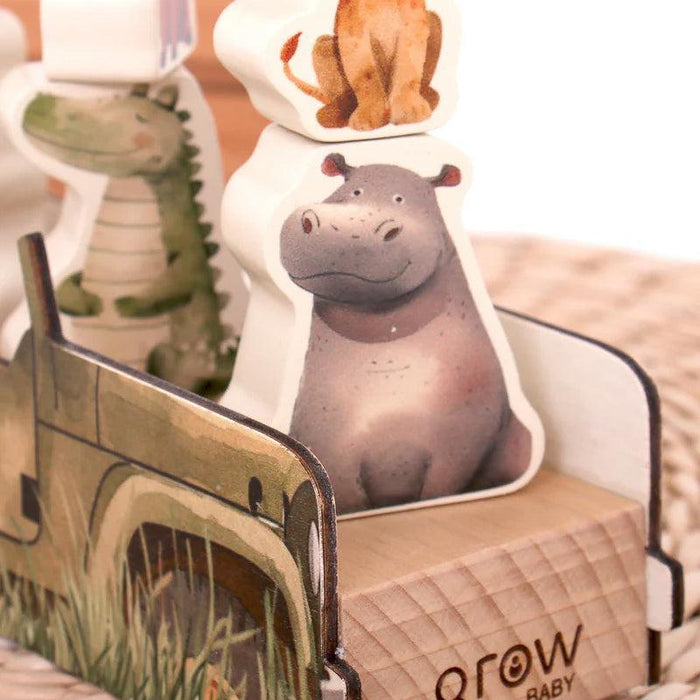 On Safari Animal Stacker-