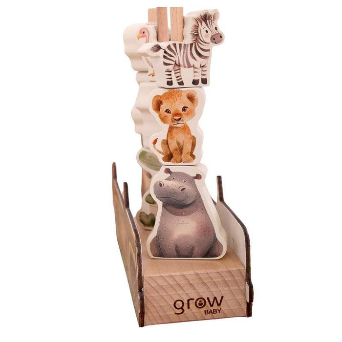 On Safari Animal Stacker-