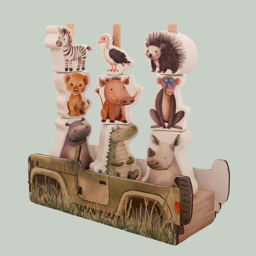 On Safari Animal Stacker-