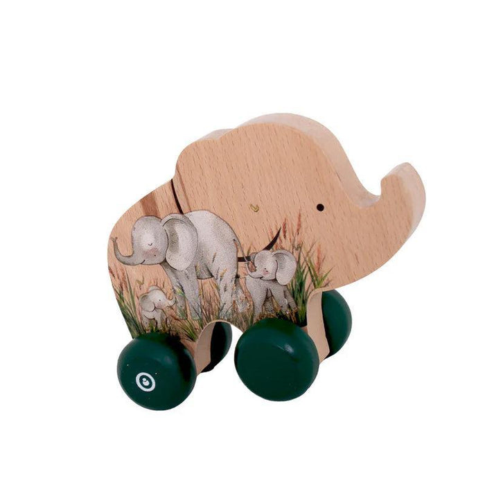 On Safari Elephant Push Toy-
