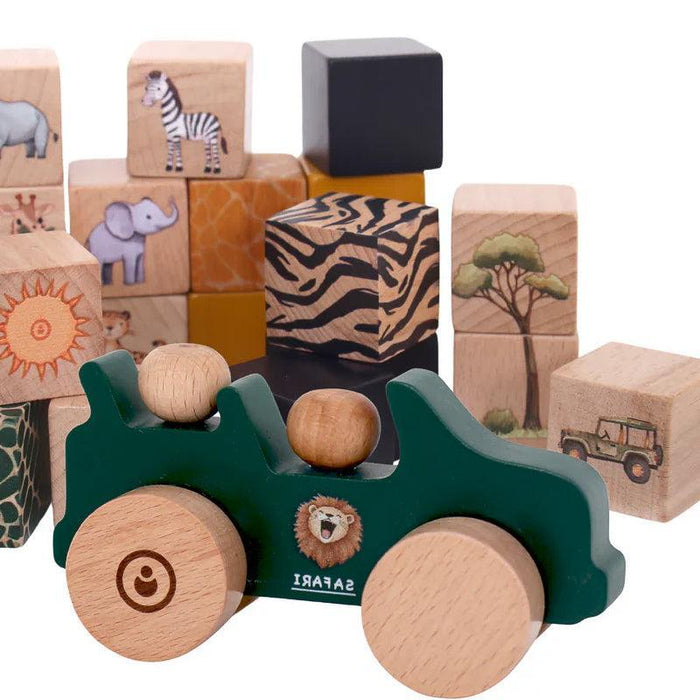 On Safari Jeep Push Car-