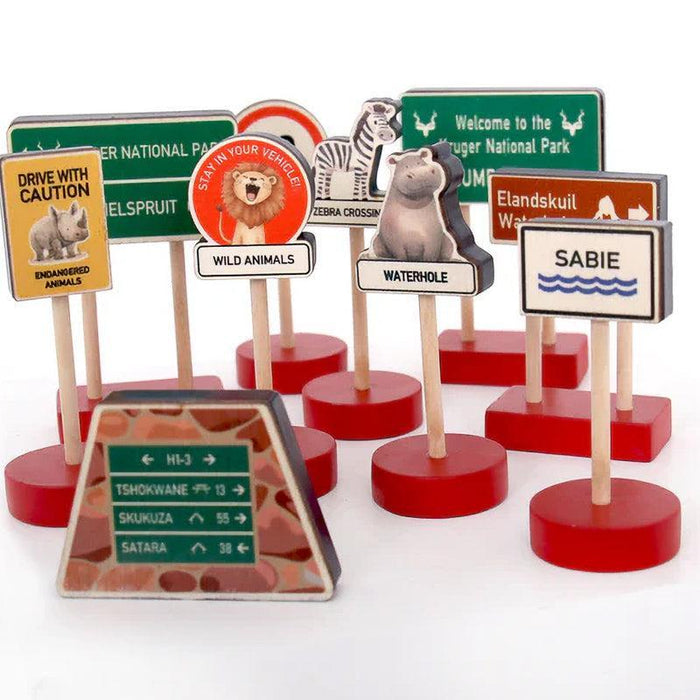 On Safari Safari Road Signs-