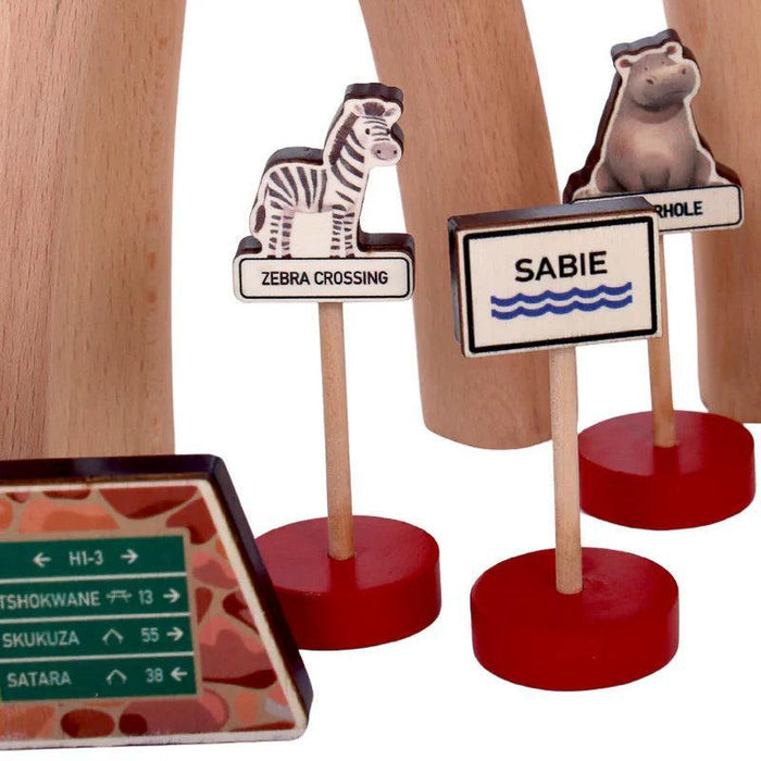 On Safari Safari Road Signs-