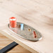 Oval Tray - Brushed Nickel-Décor