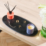 Oval Matt Finish Tray Black