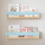 Pine Wall Shelf Baby Blue