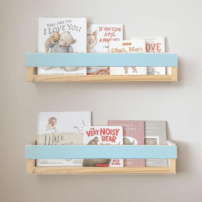 Pine Wall Shelf - Baby Blue