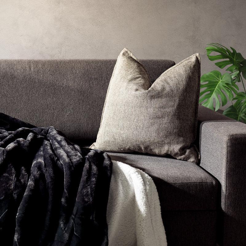 Plain Jute Scatter - Mid Grey-SCATTER