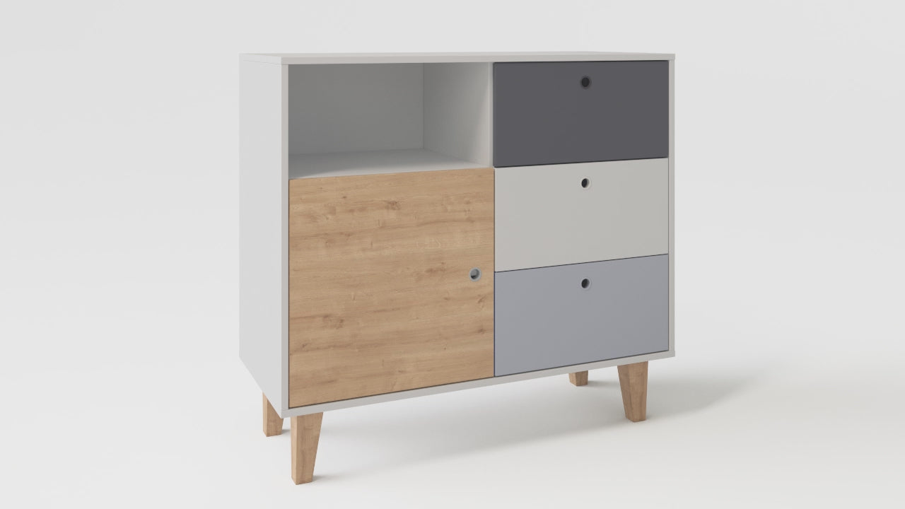 Load video: Concept Dresser Compactum Oak