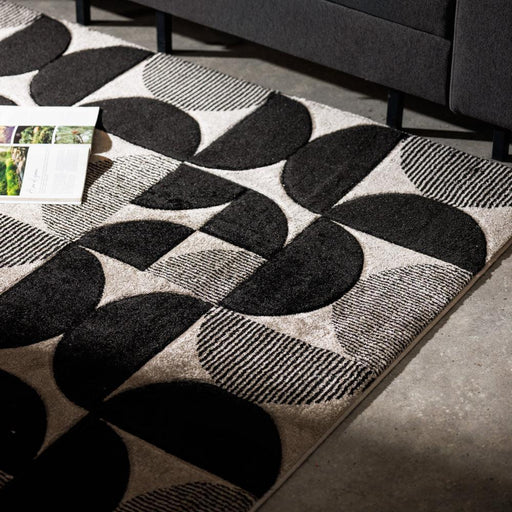 Provins Woven Carpet Graphite-Carpets/Rugs