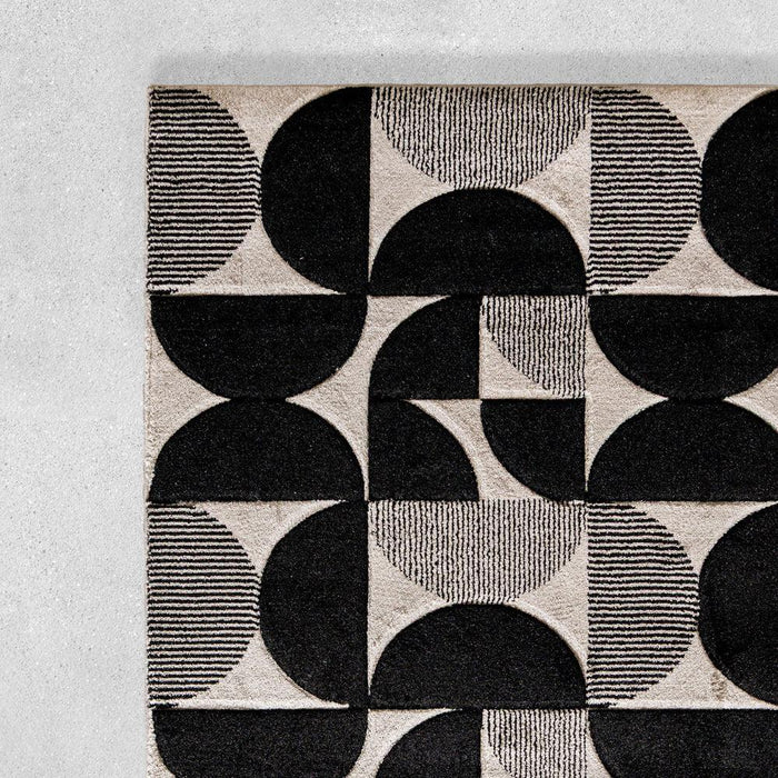 Provins Woven Carpet Graphite-Carpets/Rugs
