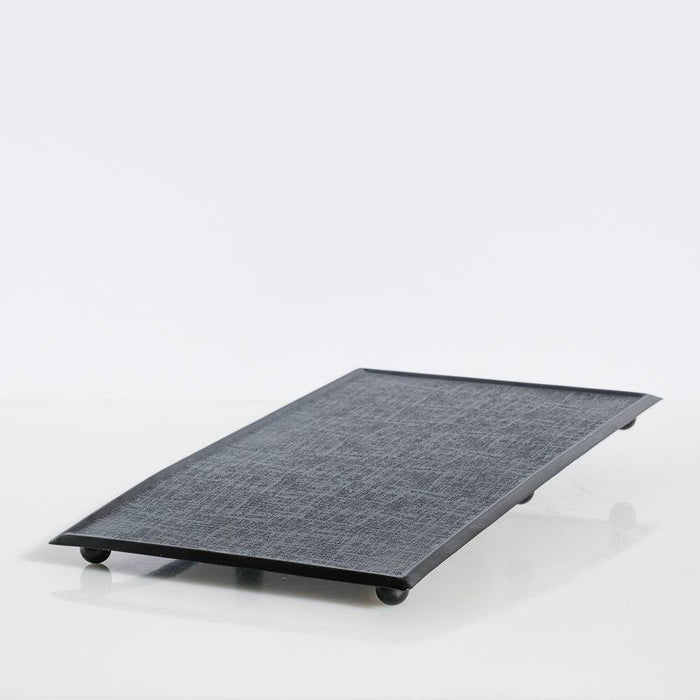 Rectangular Tray - Matt Black-Décor