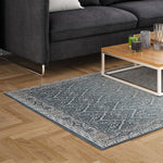 Silkwhisper Printed Carpet Horizon Navy