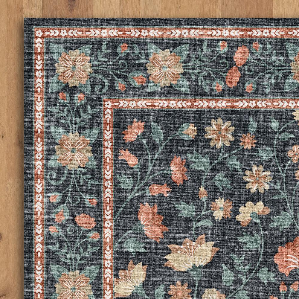 Silkwhisper Printed Carpet Midnight Bloom-Carpets/Rugs