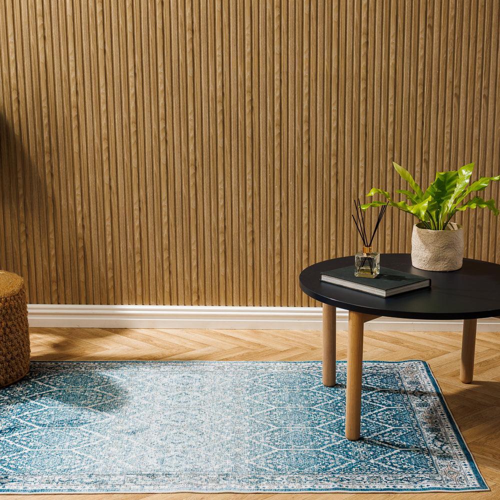 Silkwhisper Printed Carpet Navy Horizon-Carpets/Rugs