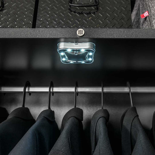Simple Two-Door Wardrobe - Black