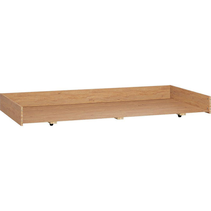 Simple Single XL Bed - Bedroom Bundle 1 Oak-