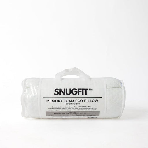 Snugfit Eco-Pillow Shredded Memory Foam - White-Pillow Inner