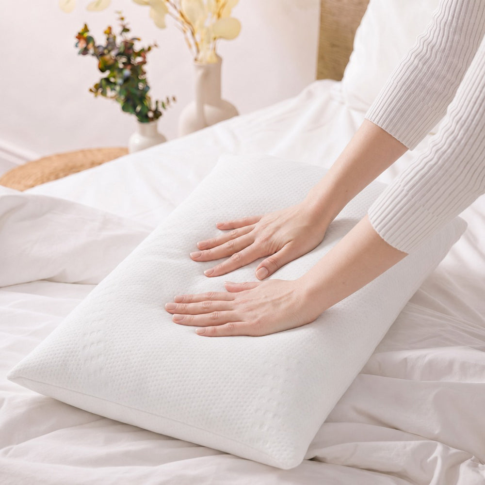 Snugfit Shredded Memory Foam Pillow Firm Density-Pillows