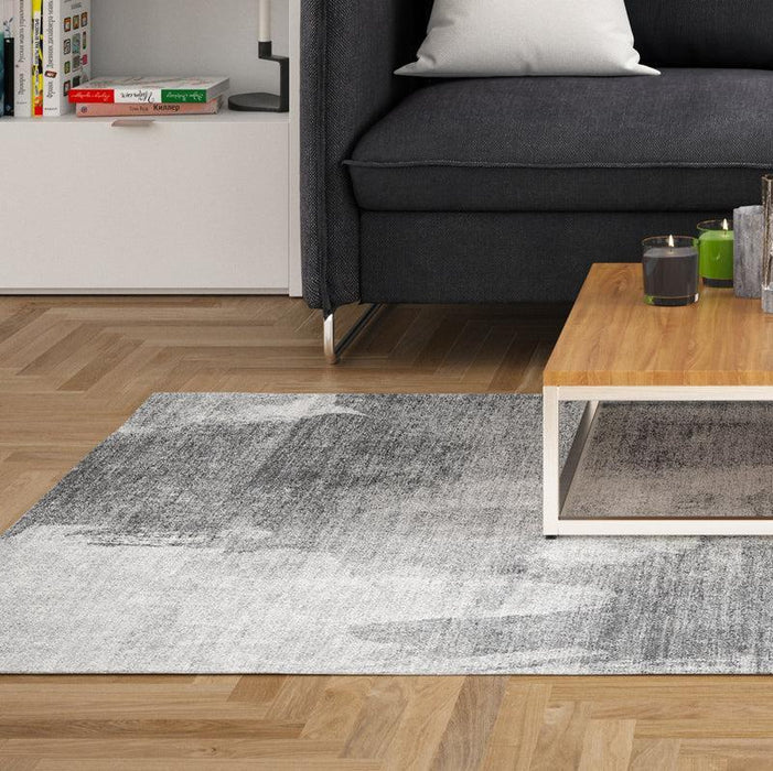 Grey Skies Printed Softweave Carpet-CARPET