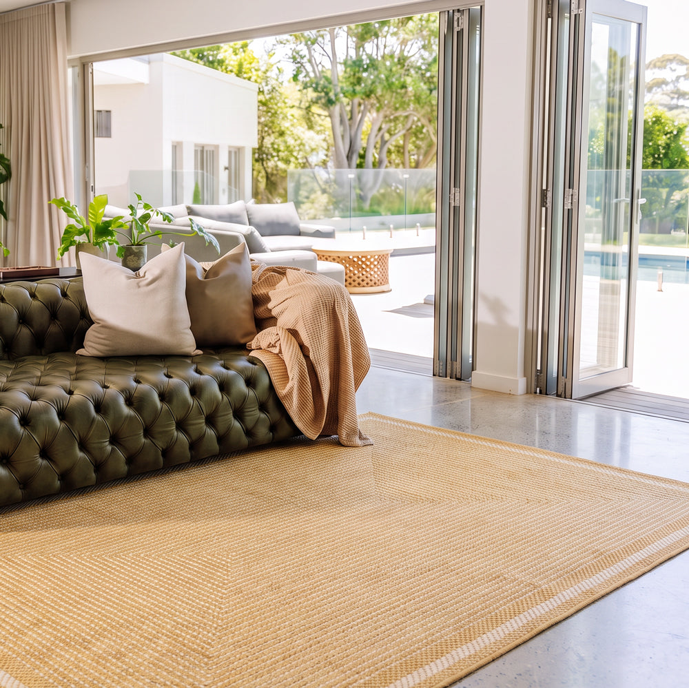 Spring Calm Indoor and Outdoor Rug Natural-Carpets/Rugs