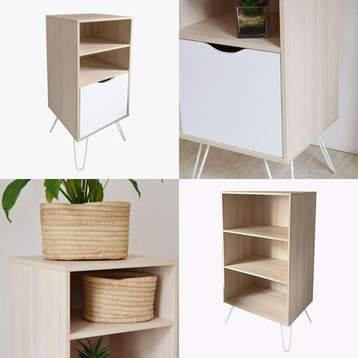 Stella 2 Piece Shelf Bundle-Bedroom Furniture Sets