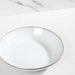 Stoneware Shallow Bowl - Light Grey