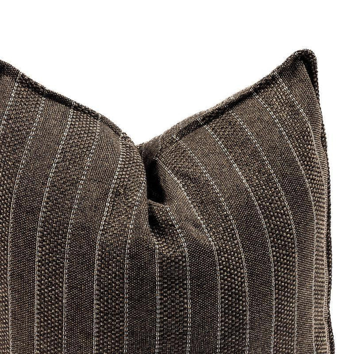 Stripe Jute Scatter - Brown-SCATTER