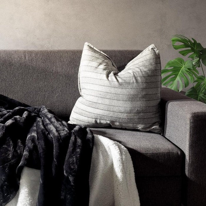 Striped Jute Scatter Light Grey-SCATTER
