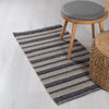 Striped Box Rug (60x120cm) Navy