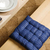 Striped Chair Pad Navy