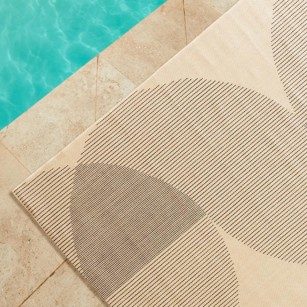 Summer Solstice Indoor and Outdoor Rug Sand-Carpets/Rugs