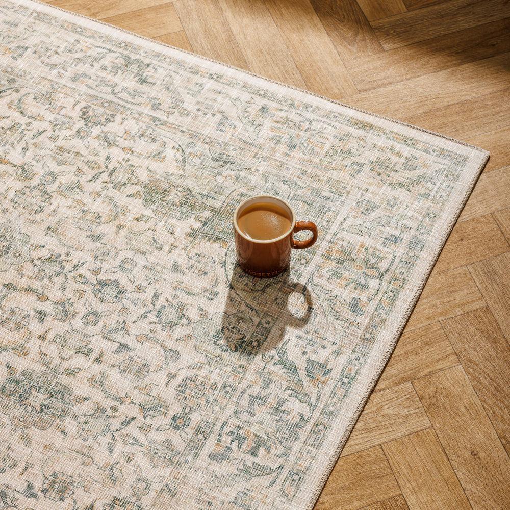 Summit Printed TexturaWeave Carpet Beige-Carpets/Rugs