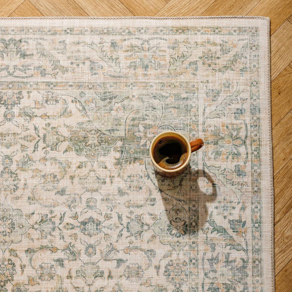 Summit Printed TexturaWeave Carpet Beige-Carpets/Rugs