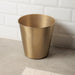 Tapered Bin - Soft Gold Hammered-Bathroom Accessories