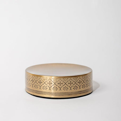 Tapered Soap Dish - Brass-Soap Dish