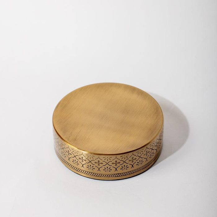 Tapered Soap Dish - Brass-Soap Dish