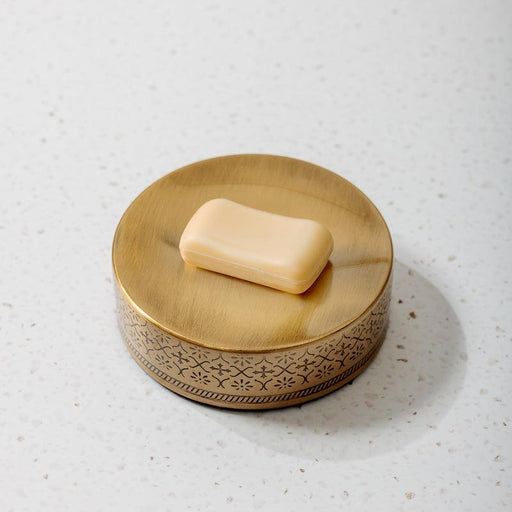 Tapered Soap Dish - Brass-Soap Dish