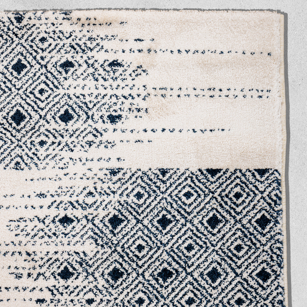 Terre Woven Carpet Indigo-Carpets/Rugs