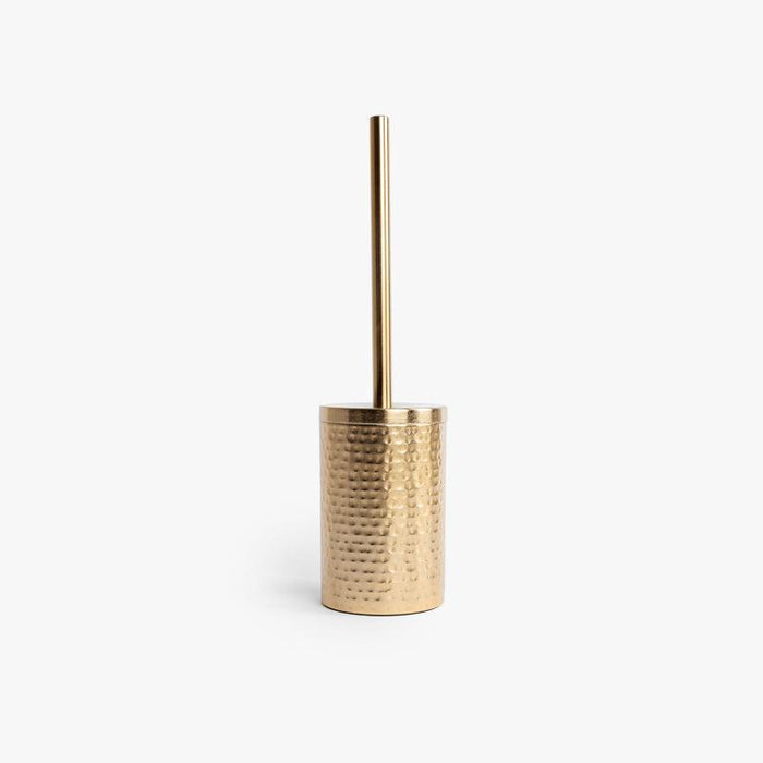 Toilet Brush - Soft Gold Hammered-TOILET BRUSH