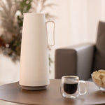 Tramontina Exata Glass Lined Thermal Flask Vanilla