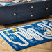 Truck Road Map Carpet Blue-Carpets/Rugs