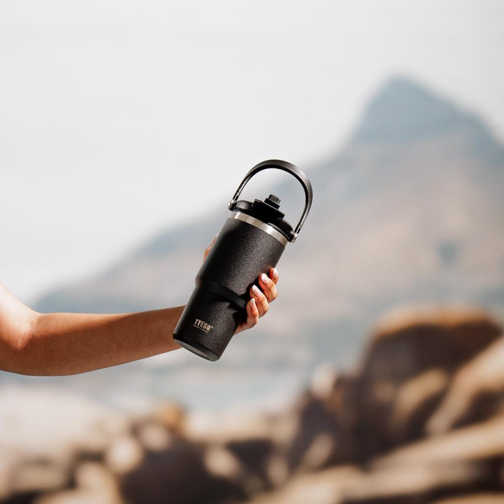Tyeso Stainless Steel Tumbler Black {WIP}-Mug