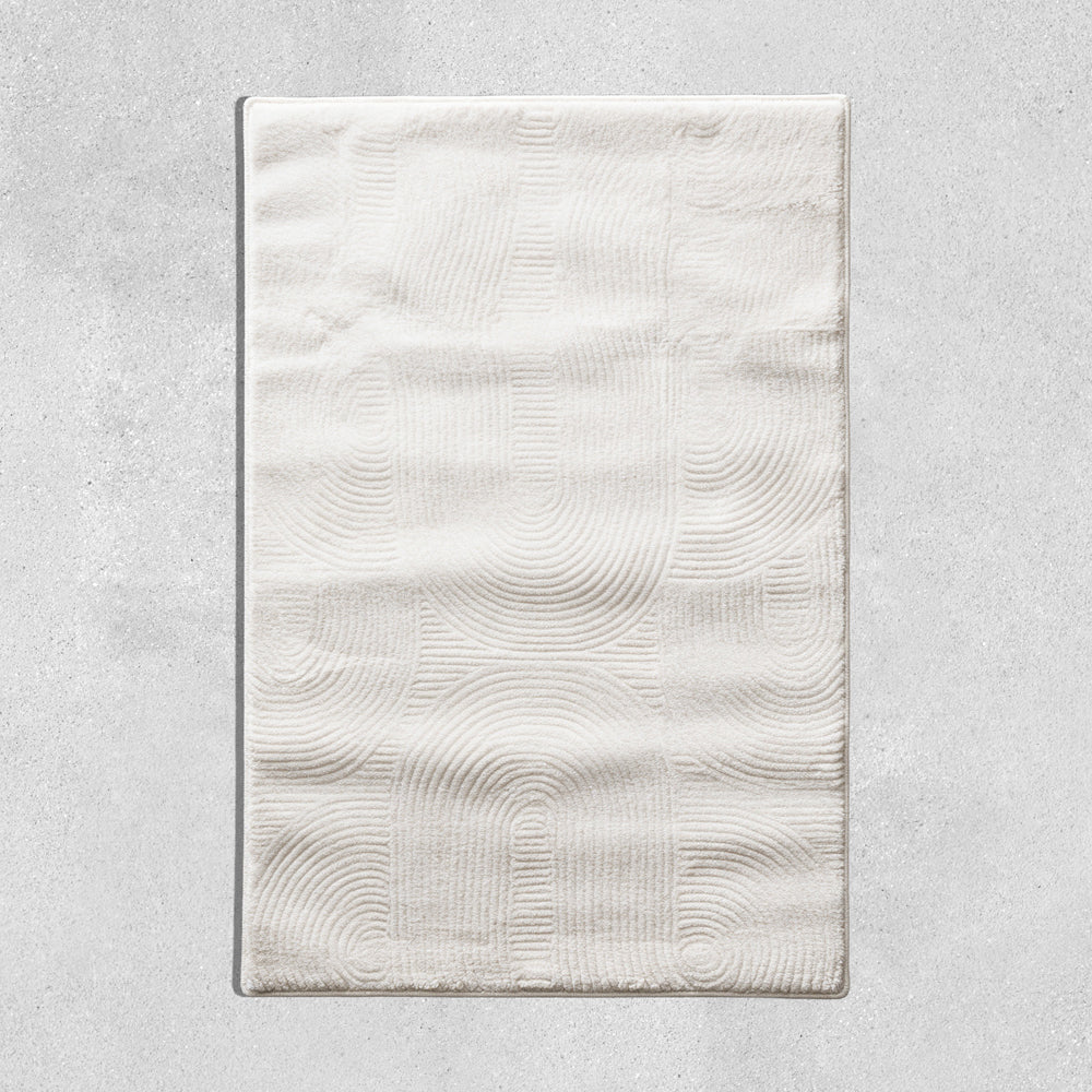 Versailles Woven Carpet Ivory-Carpets/Rugs