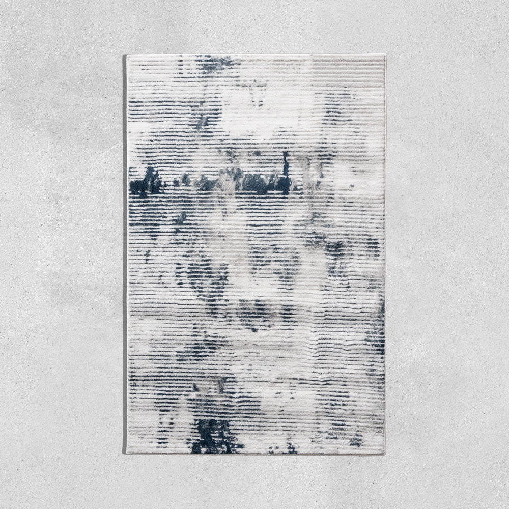 Vichy Woven Carpet Blue-Carpets/Rugs