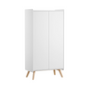 Vintage 2-Door Wardrobe White