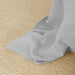 Waffle Blanket Throw - Light Grey-