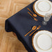 Waffle Table Cloth Dark Grey-