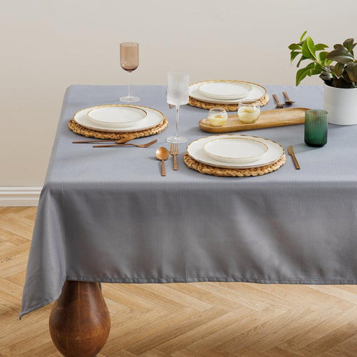 Waffle Table Cloth Light Grey-
